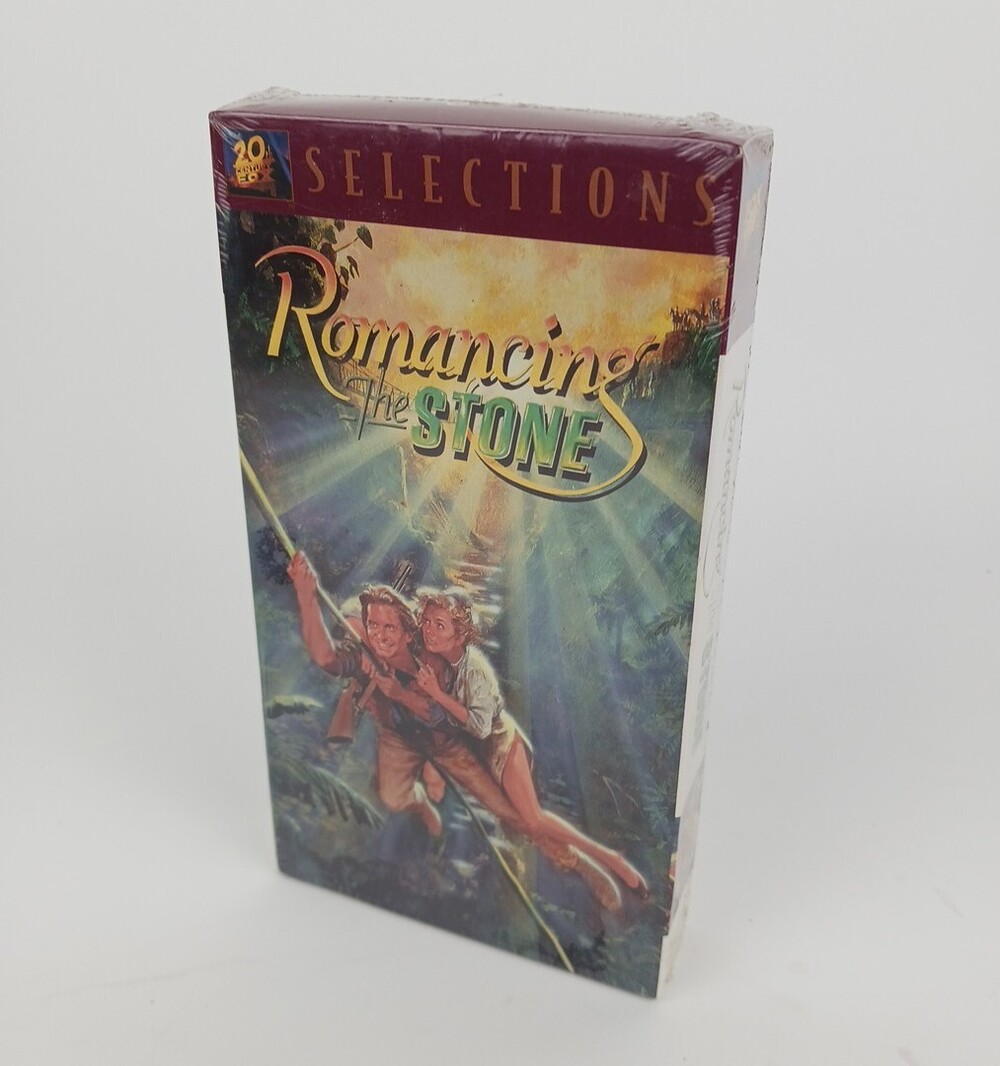 Romancing the Stone Movie On VHS Tape Brand New Factory Sealed. 80s Classic Film